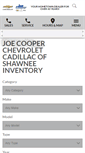 Mobile Screenshot of joecooperchevroletcadillacgm.com
